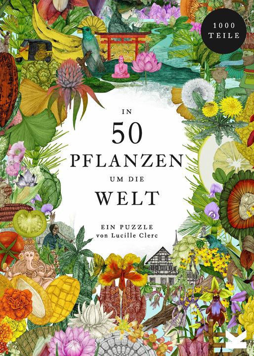 Produktbild In 50 Pflanzen um die Welt (1000 Teile)