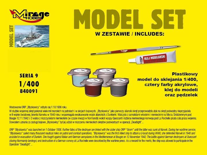 Image du produit Mirage Niszczciel ORP Blyskawica avec. 44