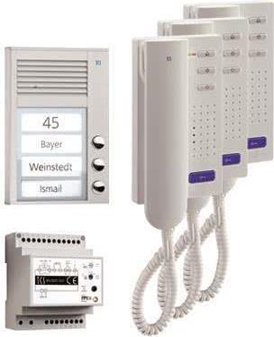 Produktbild TechniSat TCS PPA03-EN/02 pack3 zum Gegensprechen Aufputz (Kabelgebunden)