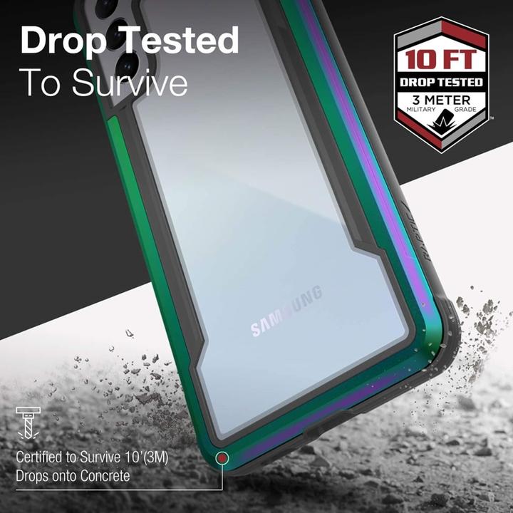 Immagine prodotto Puro DĖKLAS X-Doria Raptic Shield alluminiowe Samsung Galaxy S21+ (Protezione antimicrobica) (Samsung Galaxy S21+)