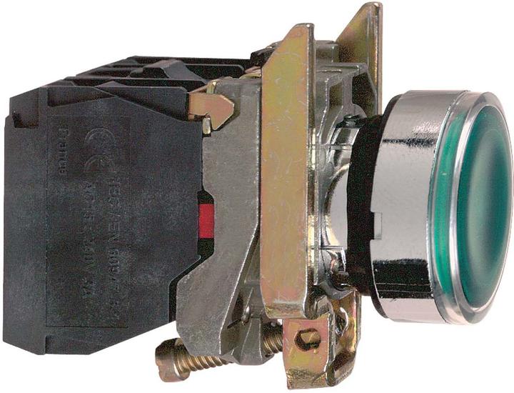 Actual product image Schneider Electric Illuminated pushbutton 1NC 1S green