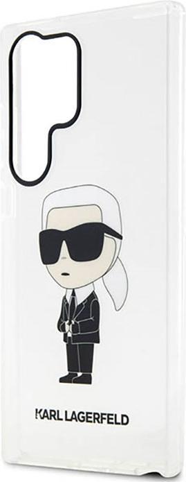 Actual product image Karl Lagerfeld KLHCS23LHNIKTCT S23 Ultra S918 transparent hardcase Ikonik (Samsung Galaxy S23 Ultra)