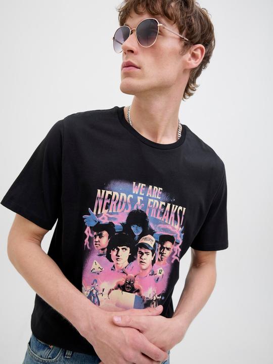 Produktbild Jack & Jones Gedruckt Rundhalsausschnitt T-shirt T-shirt (M)