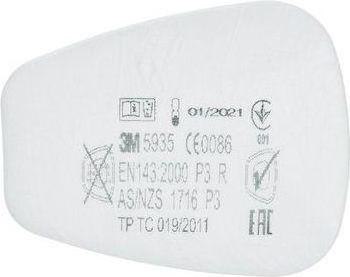 Produktbild 3M Particulates Filter for use with 5000 Series Respirator 5935 (P3 R, 20 x)