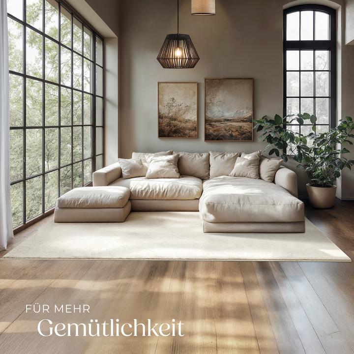 Immagine prodotto tectake Tappeto a pelo corto Soft Zone (160 x 230 cm)