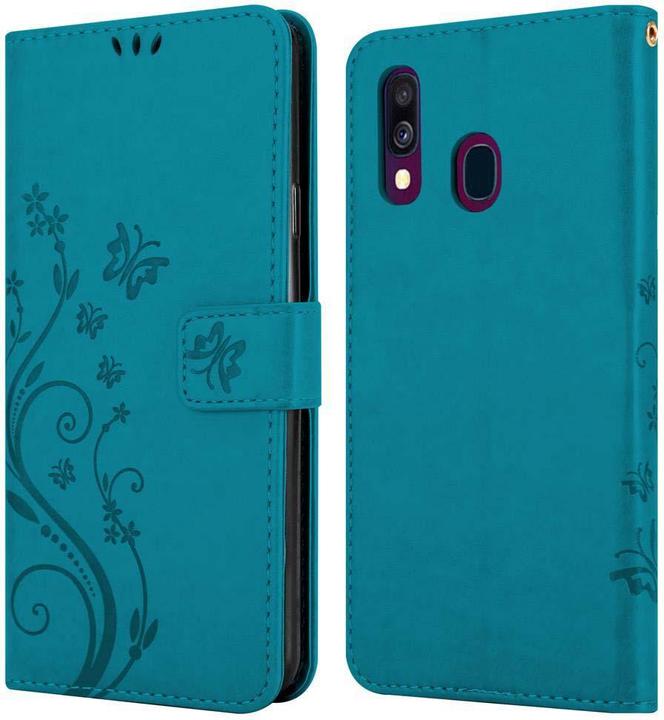 Productafbeelding Cadorabo Bloemen Boekomslag (Samsung Galaxy A40)