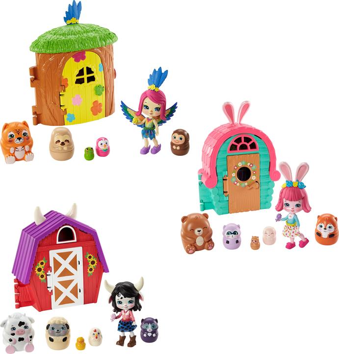 Image du produit Enchantimals Maison Perroquet & Animal Surprise - Mini-poupée - Dès 4 ans