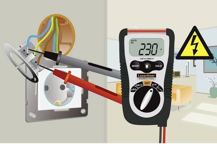 Produktbild Laserliner MultiMeter-Pocket Hand-Multimeter