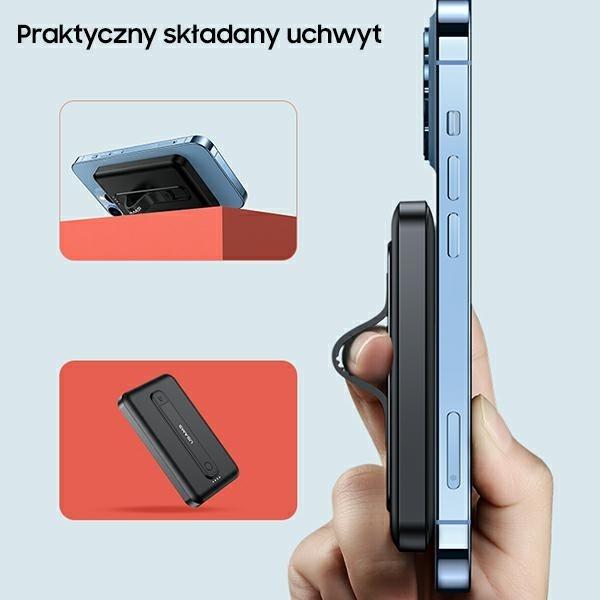 Actual product image Usams Magnetic Wireless Fast Charging Power Bank (10000 mAh, 22.50 W, 15 Wh)