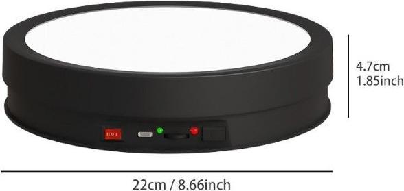 Immagine prodotto MU Classic Giradischi elettrico a LED a 360° (Ulteriori accessori)