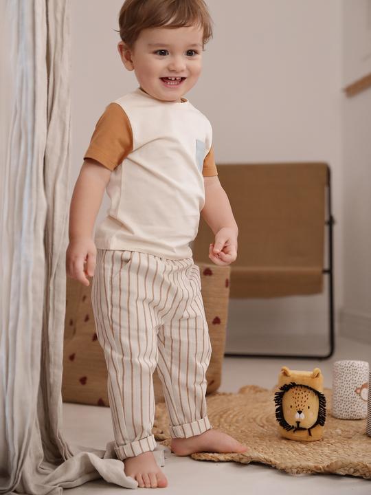 Image du produit Vertbaudet Baby Hose in Leinenoptik (92)