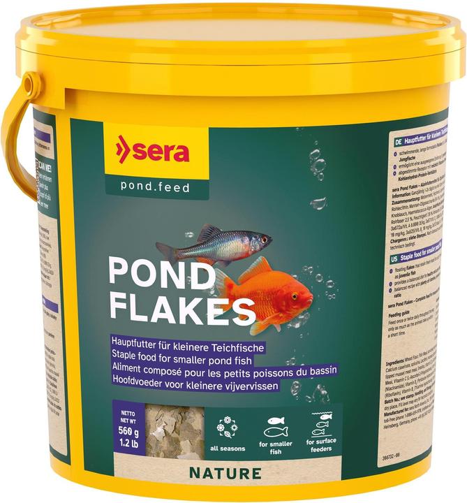 Produktbild Sera Pond Flakes 3.8L (Teichfische, Jungfische, 3800 ml)