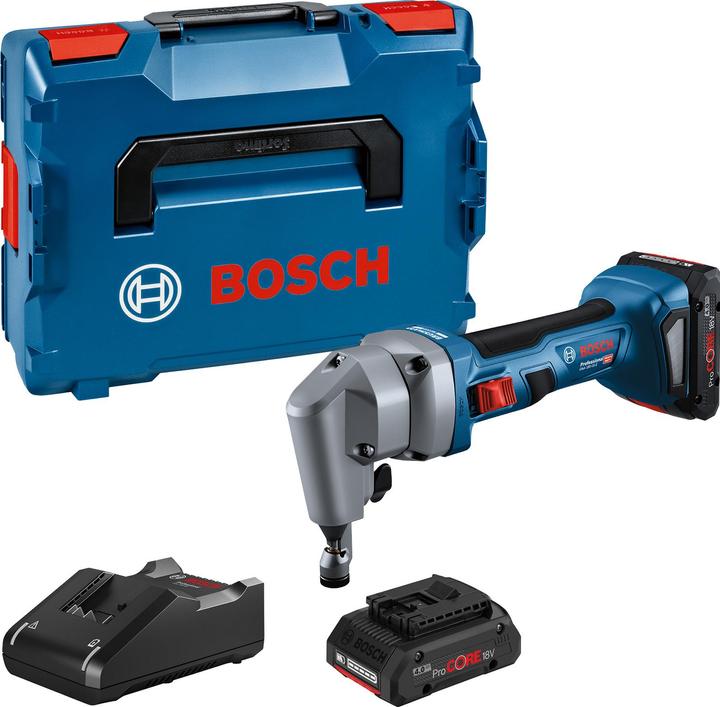 Caricatore rapido GAL 18V-40 Professional, L-BOXX 136, GNA 18V-16 E, 2x batteria ricaricabile ProCORE18V 4.0Ah