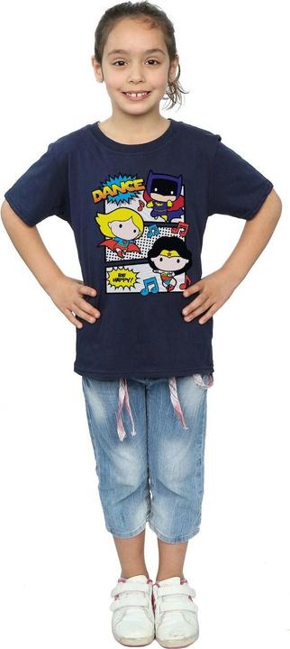 Immagine prodotto Chibi Super Friends Dance Maglietta Ragazze (128)