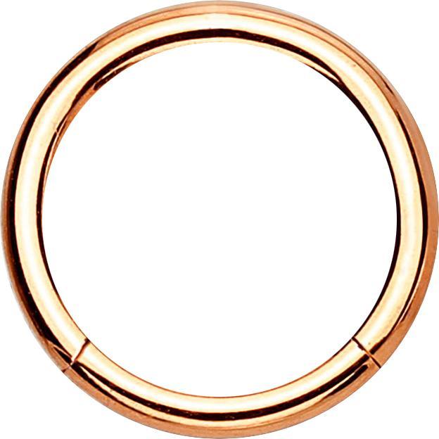 Produktbild Star Piercing Micro Segmentring klappbar rosegold (Titan G23)