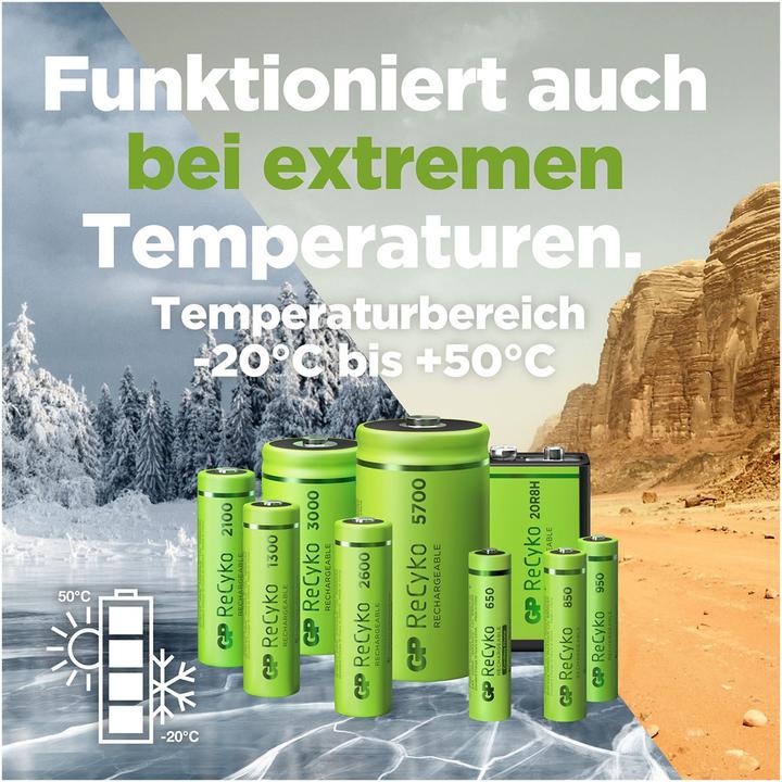 Actual product image GP Batteries ReCyko (2 pcs., D, 5700 mAh)
