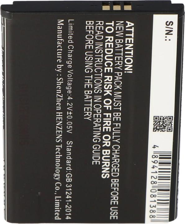 Actual product image Panasonic Battery KX-PRX110 Battery KX-PRX150, KX-PRA10, KX-PRA10EX, KX-PRX110, KX-PRX120, KX-PRX150