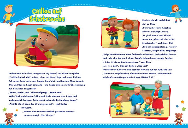 Produktbild Panini Caillou: Die schönsten Gutenachtgeschichten (Deutsch, Claudia Weber, 2025)