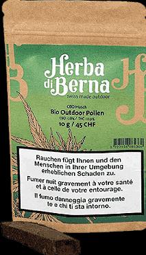 Immagine prodotto Herba di Berna CBD Hash BIO Polline all'aperto (3 g, Esterno)