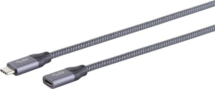 Actual product image Shiverpeaks S/CONN maximum connectivity USB C-C cable--USB-C® extension cable, 3.2 Gen 2, Pro, 0.5m (0.50 m, USB 3.2 Gen 2x2)