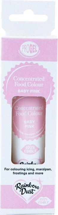 Actual product image Rainbow Dust Progel Gel Colour Baby Pink