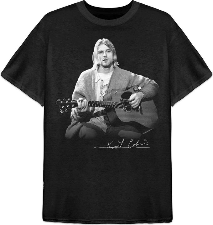 Produktbild Kurt Cobain Erwachsene Gitarre Live Fotoshooting Baumwolle TShirt (S)