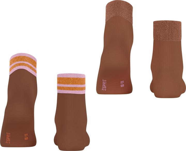 Immagine prodotto Esprit Retro Glitter 2-Pack Donna (Confezione da 2, 35 - 38)