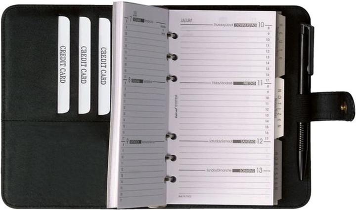 Nährwerte und Zutaten Magni Bind 17501 Terminplaner Modell, A7, Kalender 2018, schwarz (A7, Harter Einband)