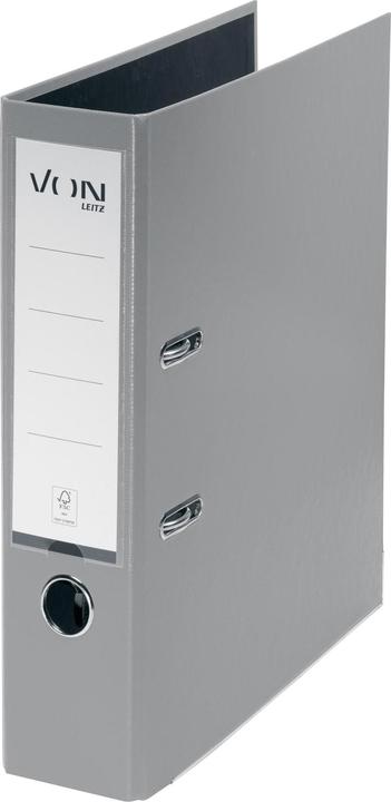 Actual product image von Hallers Folder with PP/paper, 8 cm, grey (A4, 80 mm, 1 Piece)