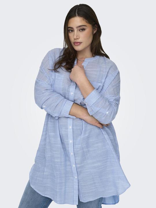 Image du produit Only Coupe décontractée Col boutonné Manches courbes avec revers Chemise (50)