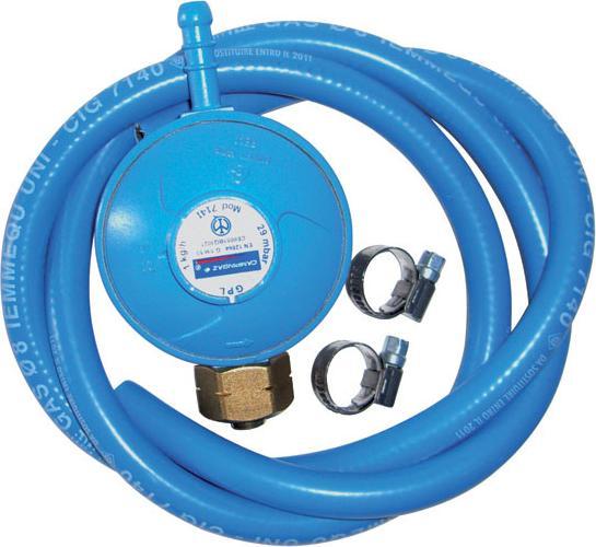 Actual product image Campingaz Kit regulator, hose, hose clamps for cylinders Italy connection