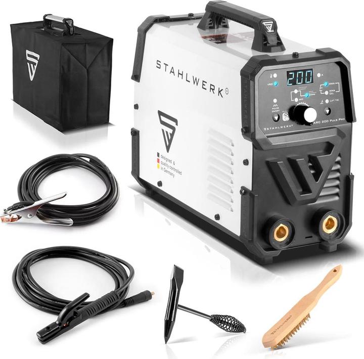 Produktbild Stahlwerk Schweissgerät ARC 200 Puls Pro MMA E Hand Lift TIG Pulsfunktion 200 A