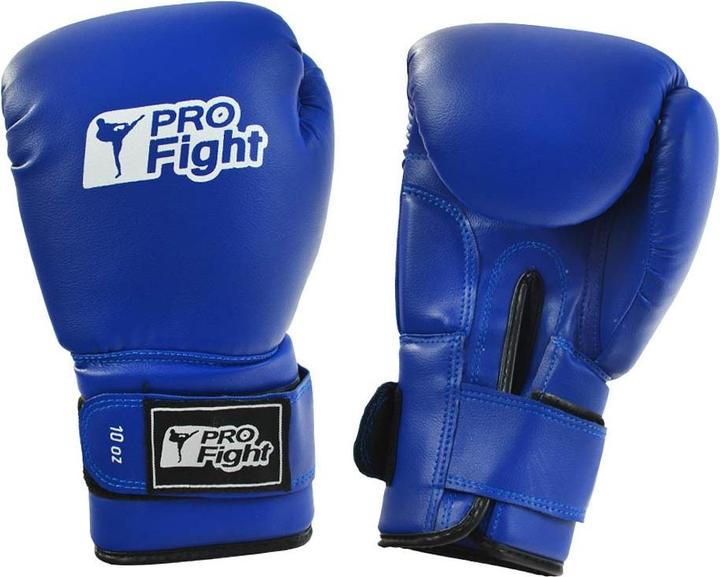 Image du produit Pro Fight Rękawice bokserskie Profight PVC niebieskie 10 (10)