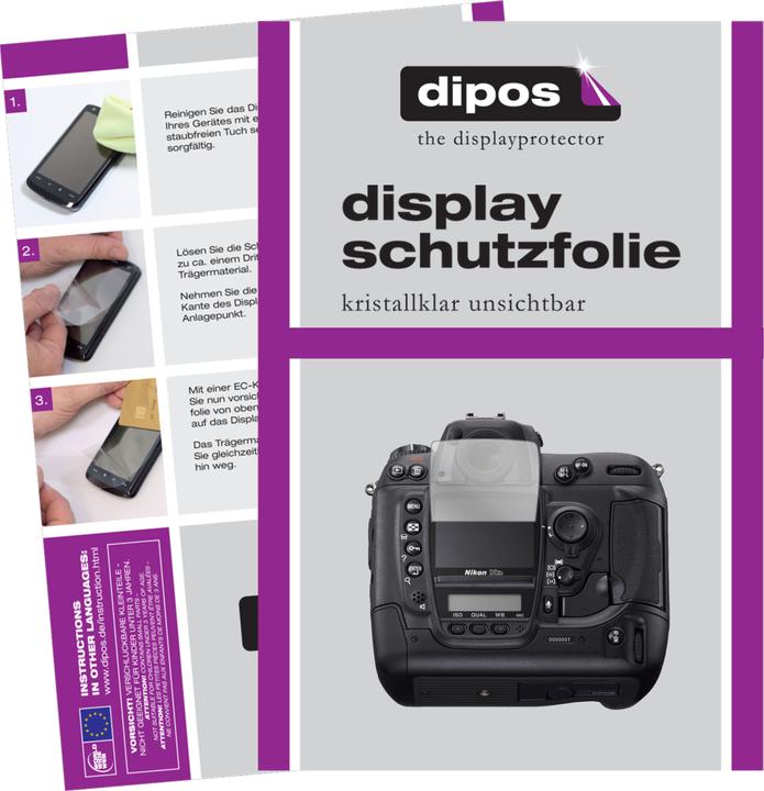 Image du produit Dipos Film de Protection d’écran Crystalclear (Protecteur d'écran, Nikon D2X)