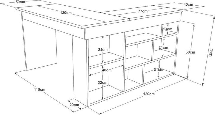 Actual product image Skye Decor Lionel (129 x 120 x 72 cm)