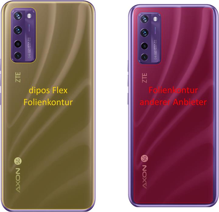 Produktbild Dipos Displayschutzfolie Full-Cover 3D (2 Stück, ZTE A20 5G)