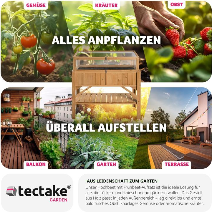 Produktbild tectake Hochbeet