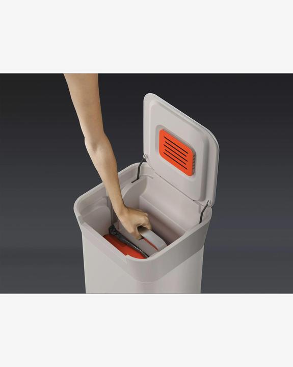 Image du produit Joseph Joseph Titan Recycling Station Stone, Kunststoff/Edelstahl, 39x33x6 (30 l)