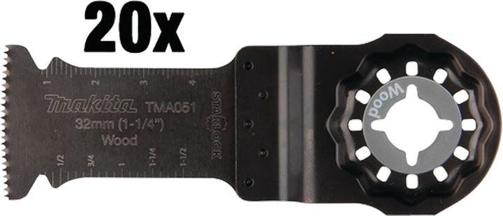 Actual product image Makita Plunge cut saw blade 32mm TMA051 20pcs