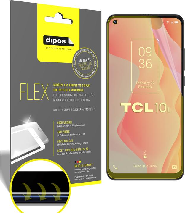 Actual product image Dipos Screen Protector Full-Cover 3D (2 Piece, TCL 10 5G)