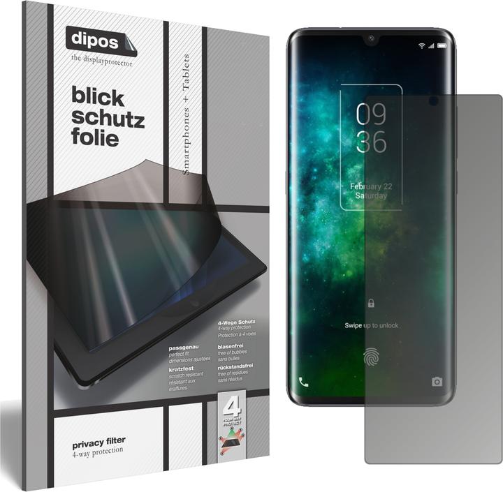 Produktbild Dipos Blickschutzfolie 4-Way Privacy (1 Stück, TCL 10 Pro)