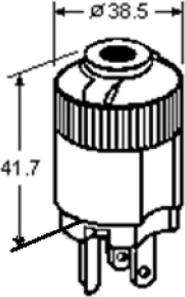 Produktbild Bachmann 910.179 3P Schwarz Elektrischer Netzstecker