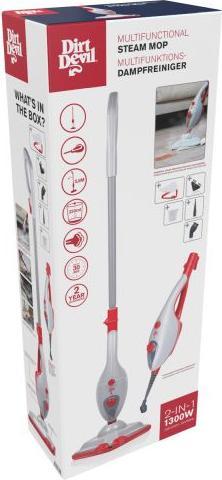 Actual product image Dirt Devil Steam-mop 1300W 230V DD7001 (0.80 bar, 1300 W)