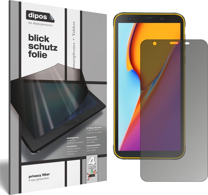 Produktbild Dipos Blickschutzfolie 4-Way Privacy (1 Stück, Blackview BV6300 Pro)