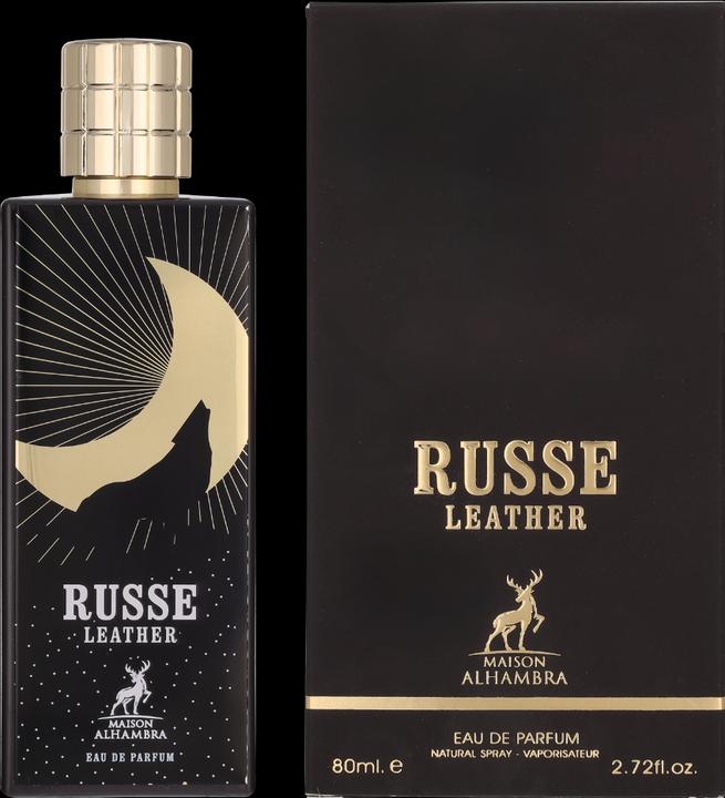 Image du produit Alhambra Russe Leather - EDP - Volume : 80 ml (Eau de parfum, 80 ml)