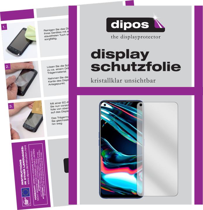 Actual product image Dipos Screen Protector Crystalclear (6 Piece, Realme 7 Pro)