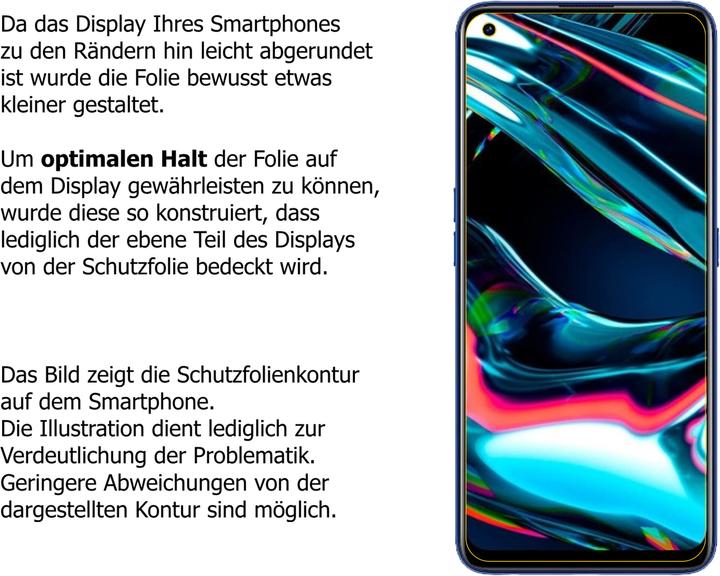 Actual product image Dipos Screen Protector Crystalclear (6 Piece, Realme 7 Pro)