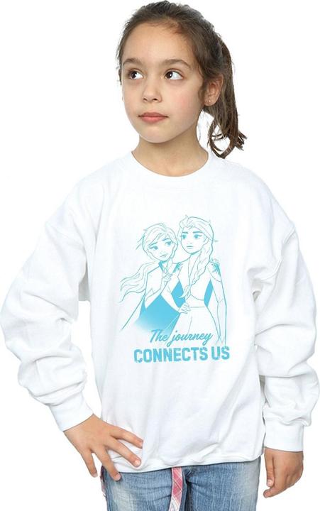 Produktbild Disney Frozen 2 Elsa and Anna The Journey Connects Us Sweatshirt Mädchen (140, 146)