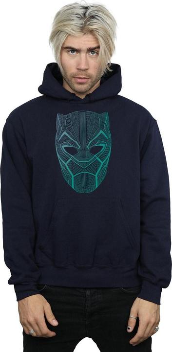 Produktbild Schwarzer Panther Stammesmaske Hoodie (L)