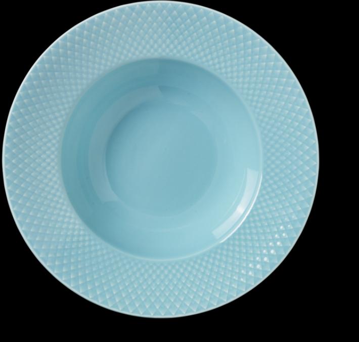 Produktbild Lyngby Rhombe Color Teller tief türkis (1 x, 24.50 cm)